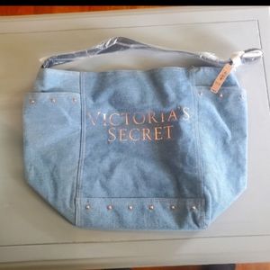 NWT Victoria's Secret Tote denim